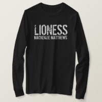Lioness Personalised Black Women’s Long Sleeve