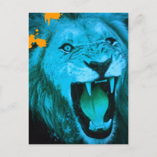 lioness postcard