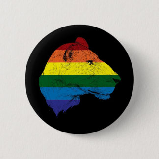 Lioness Pride 6 Cm Round Badge