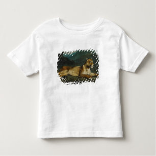 Lioness reclining, c.1855 (oil on panel) toddler T-Shirt