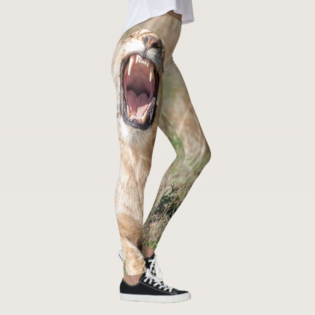 Lioness Roaring Leggings (Right)