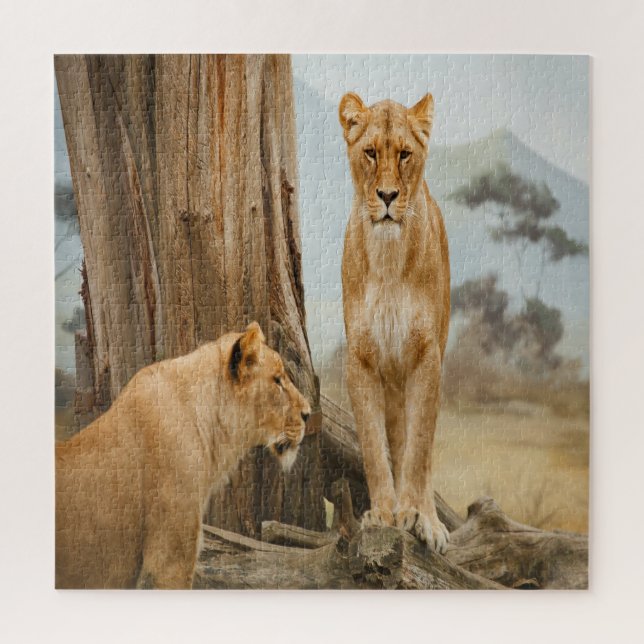 Lioness Rules Jigsaw Puzzle (Vertical)
