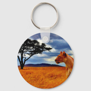 Lioness Storm Key Ring