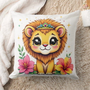Lioness [Theme] Women's T-Shirt Design Brazil Gift Cushion