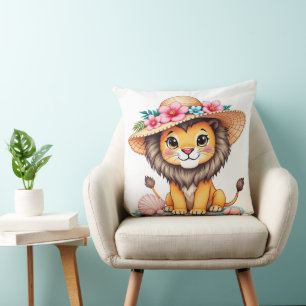 Lioness [Theme] Women's T-Shirt Design Brazil Gift Cushion