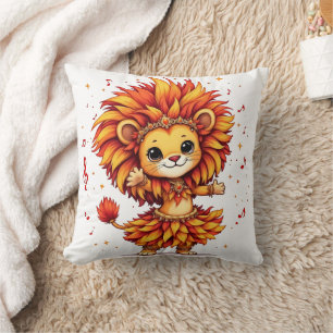 Lioness [Theme] Women's T-Shirt Design Brazil Gift Cushion