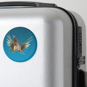 Lionfish - Abstract Design - Cut out of a photo Magnet