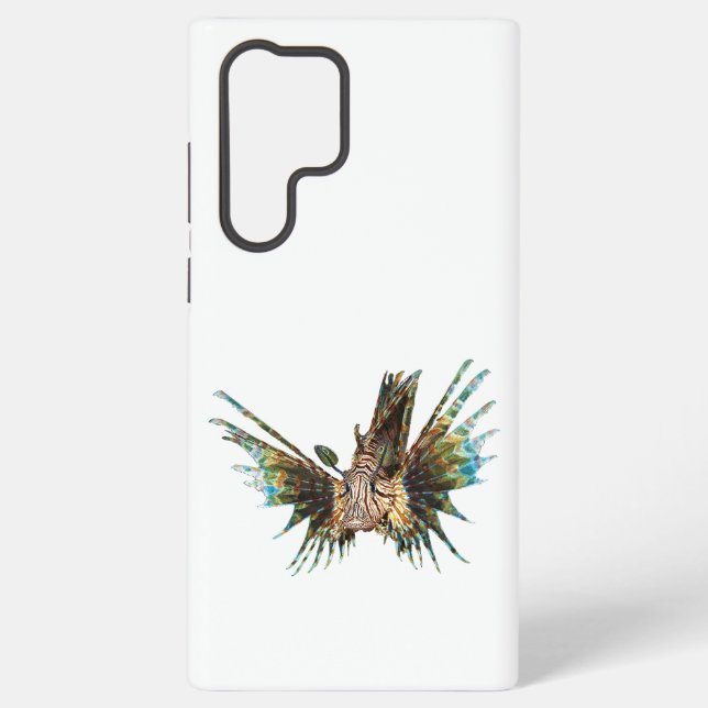 Lionfish - Abstract Design - Cut out of a photo |  Samsung Galaxy S22 Ultra Case (Back)