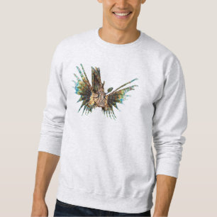 Lionfish - Abstract Design - Cut out of a photo    Sweatshirt