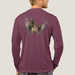Lionfish - Abstract Design - Cut out of a photo Tri-Blend Shirt