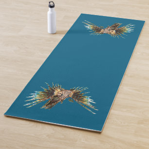 Lionfish - Abstract Design - Cut out of a photo Yoga Mat