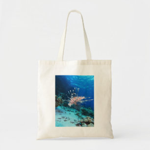 Lionfish or Pterois Miles, Ocean Reef Fish Tote Bag
