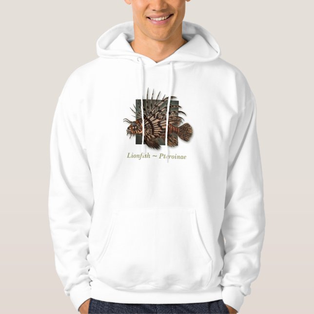 Lionfish reef fish hoodie (Front)