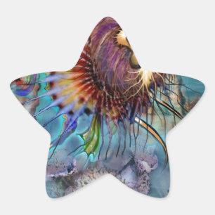 Lionfish Star Sticker