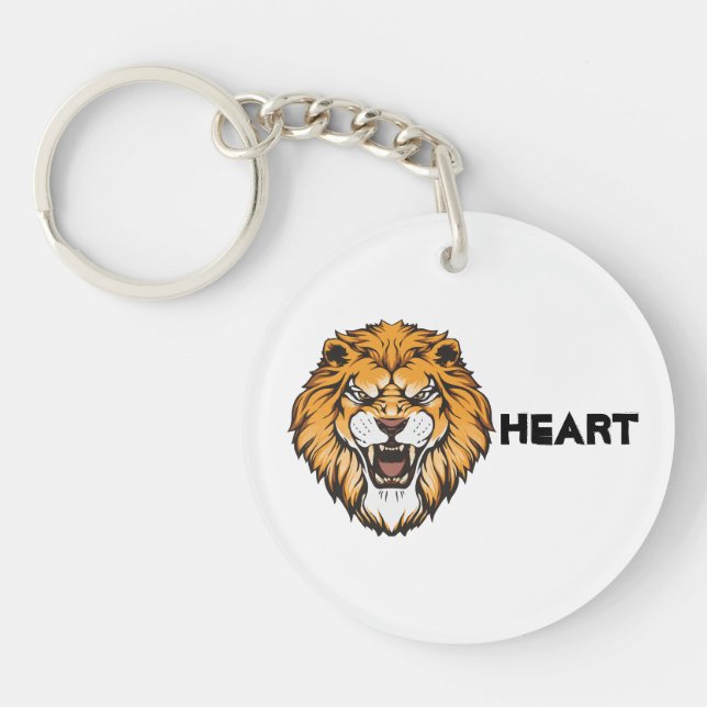 LIONHEART Acrylic Keychain (Front)