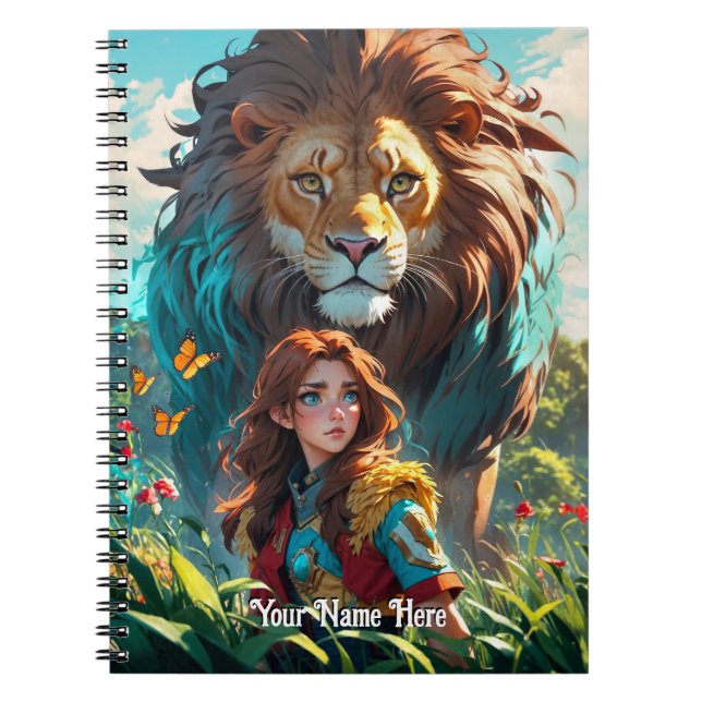 Lionhearted Guardian Notebook (Front)
