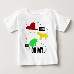 lions and tigers and bears OH MY Baby T-Shirt