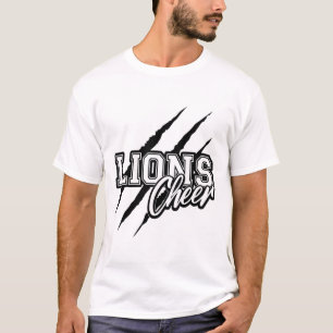 Lions Cheer Back To School Cheerleading Team Spiri T-Shirt