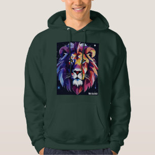 **"Lion's Cosmic Roar"** Hoodie