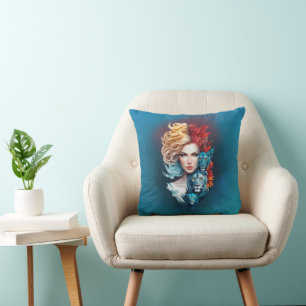 Lion's Eye and Starry Hair Cushion