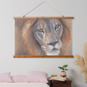 Lion's Eyes Hanging Tapestry