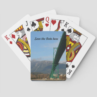 Lions Gate Bridge Vancouver Playing Cards