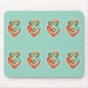Lions Head Mousemat