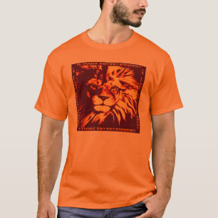 Lion's Head - Orange T-Shirt