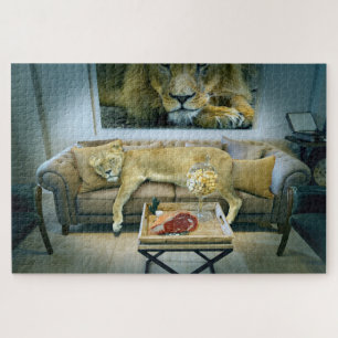 Lions Home Jigsaw Puzzle