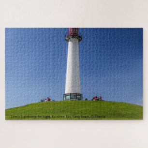 Lions Lighthouse for Sight Long Beach California Jigsaw Puzzle