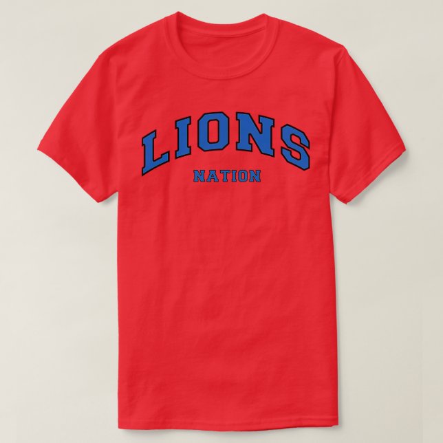 Lions Nation T-Shirt (Design Front)