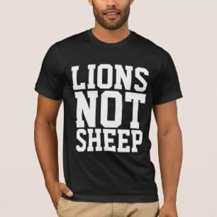 LIONS NOT SHEEP PATRIOT T-SHIRTS