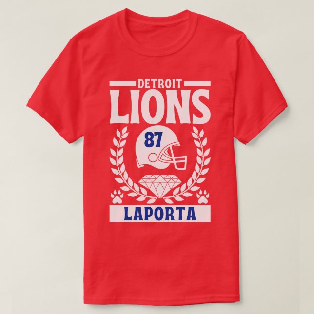 Lions Sam Laporta 87 American T-Shirt (Design Front)