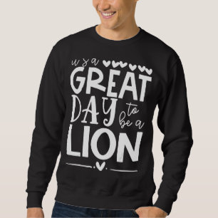 Lions School Sports Fan Team Spirit Mascot Great Sweatshirt