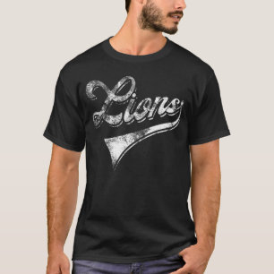 Lions School Sports Fan Team Spirit Mascot T-Shirt