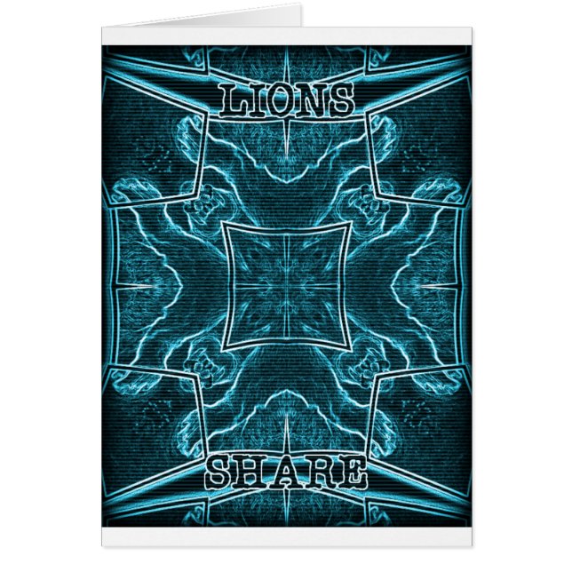 Lions Share Art Print (Front)