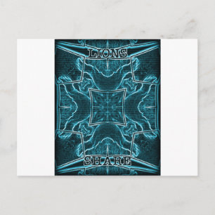 Lions Share Art Print Postcard
