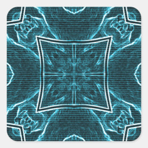 Lions Share Art Print Square Sticker