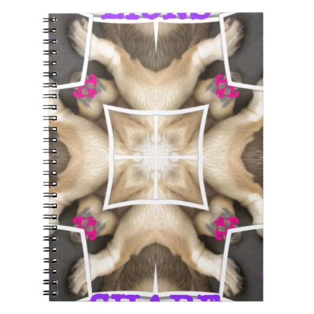 Lion's share spiral notebook (Front)