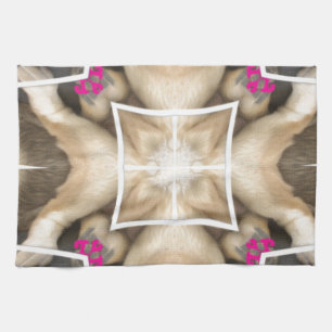 Lion's share tea towel