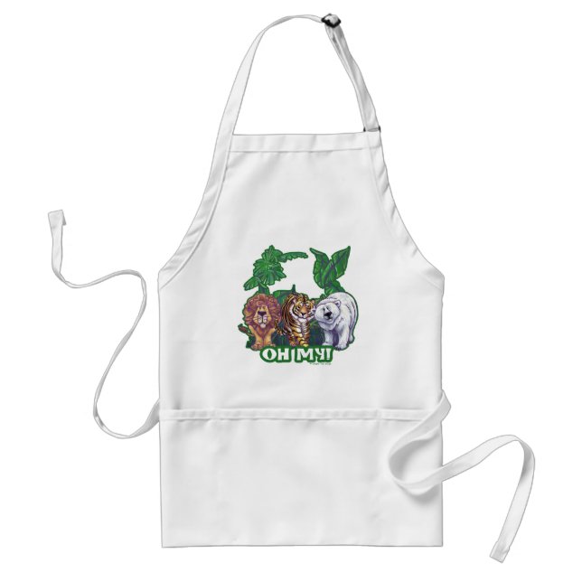 Lions Tiger Bears Oh My Standard Apron (Front)
