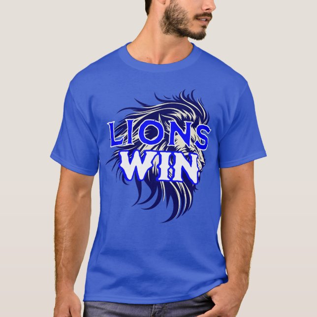LIONS WIN T-Shirt (Front)