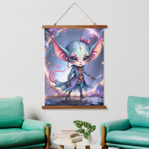 Liora – Crystal Heart from the Stars Hanging Tapestry