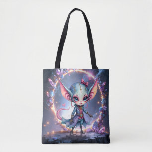 Liora – Crystal Heart from the Stars Tote Bag