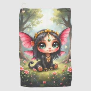 Liora – Keeper of Tiny Stars. Golf Towel