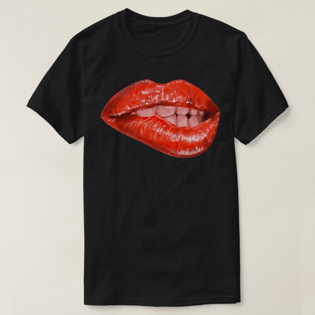 Lip bite T-Shirt (Design Front)