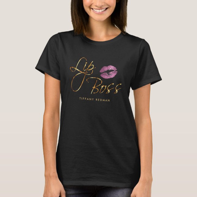 Lip Boss - So Pink T-Shirt (Front)