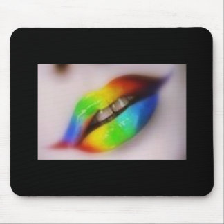 lip colour mouse pad