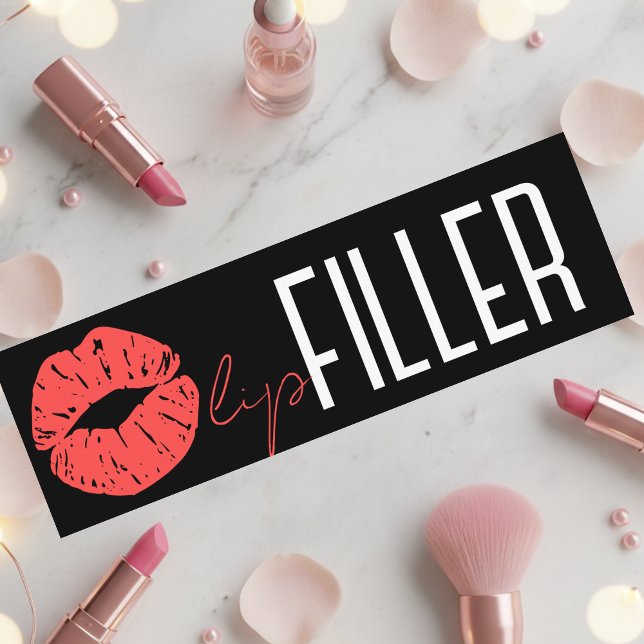 Lip filler, makeup artist mini business card (Creator Uploaded)