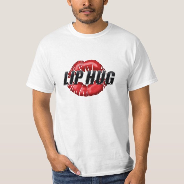 Lip Hug Lips Logo T-Shirt (Front)